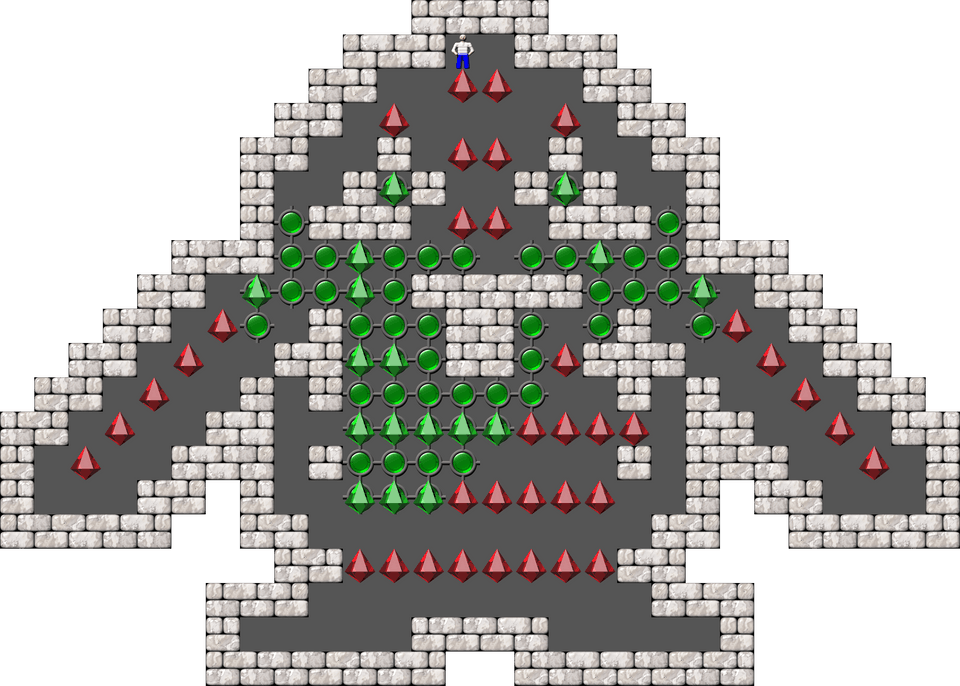 Sokoban Laizhufu and LZY Arranged level 66